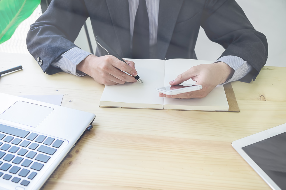 Business Man Working with New Start up Project