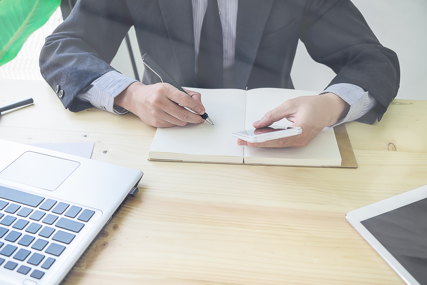 Business Man Working with New Start up Project 